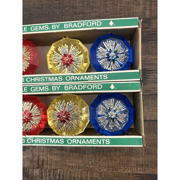 Vintage Yule Gems By Bradford Ornaments Christmas Ornaments - Picture 4 of 10